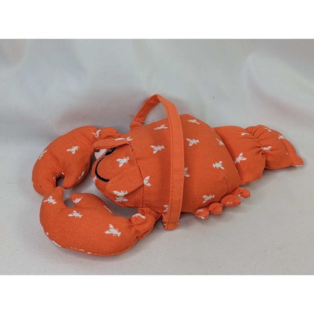 Gymboree Orange Lobster Plush Coin Purse 9 Inch 2015 Stuffed Animal Toy